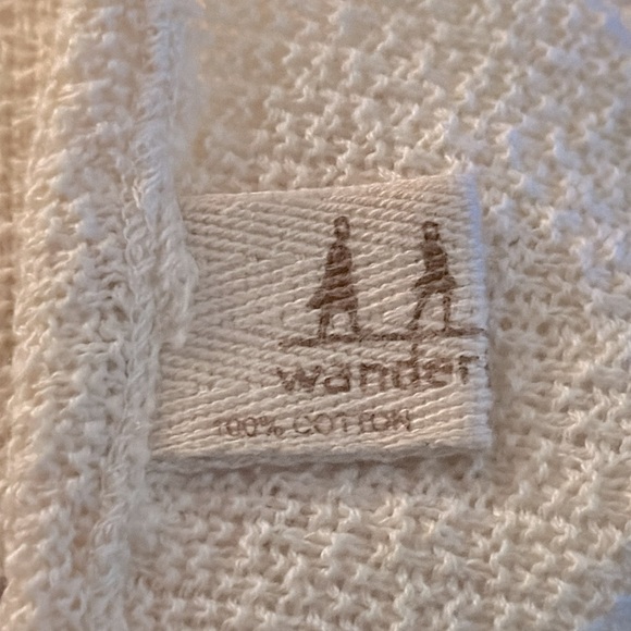 Wandering Sage Ivory Knit‎ Skirt 100% Cotton Peruvian Eco Sound Boho Festival XL - Picture 9 of 10